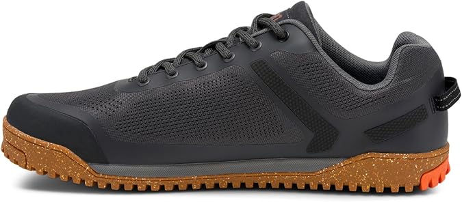 Xero Shoes Mens Ridgeway Mesh Low, Barefoot Hiking Shoe, Faded Black