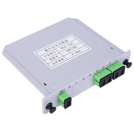 Blade Optical Splitter, 1X4 Single Mode PLC, SC/APC, All-Fiber, Home Wiring, Engineering Projects