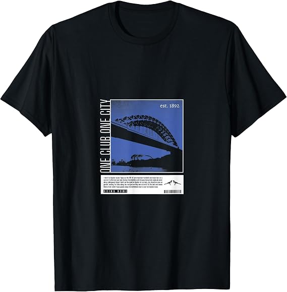 Newcastle United T-Shirt One Club One City NUFC T-Shirt