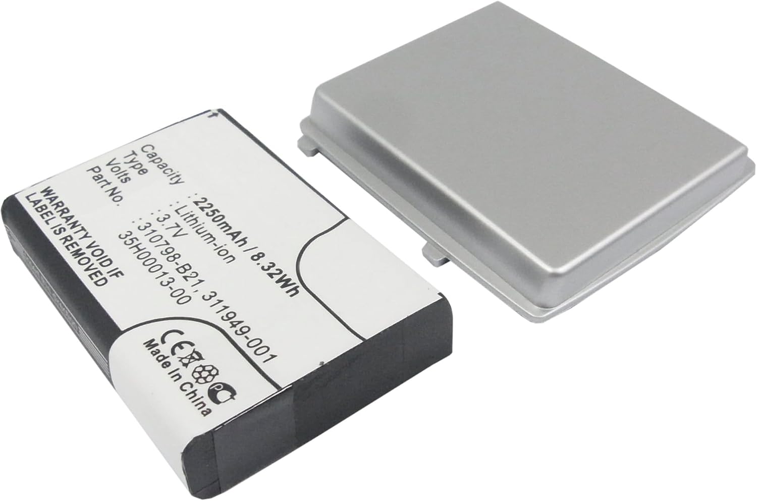 Synergy Digital PDA Battery, Compatible with HP iPAQ h2100 PDA, Li-ion, 3.7V, 2250mAh Ultra High Capacity, Replacement for HP 35H00013-00 Battery