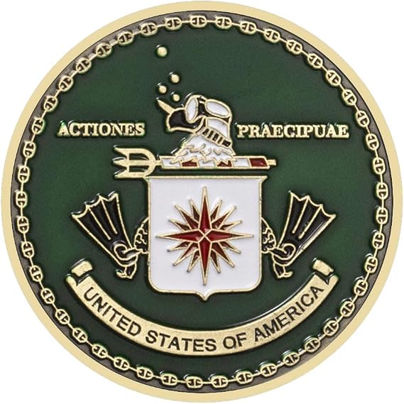 1 PCS CIA Special Operations Group Tertia Optio Challenge Award Graduated Gift