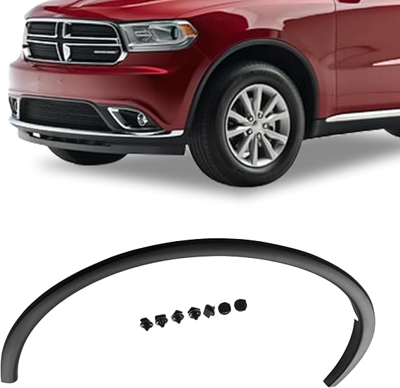 PartsFlow Front Fender Trim Molding Arch Wheel Housing Left Driver Side | Compatible with 2011-2020 Dodge Durango Replaces CH1291112
