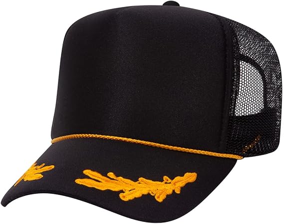 High Crown 5 Panel Mesh Back Foam Front Trucker Cap with Snapback Closure