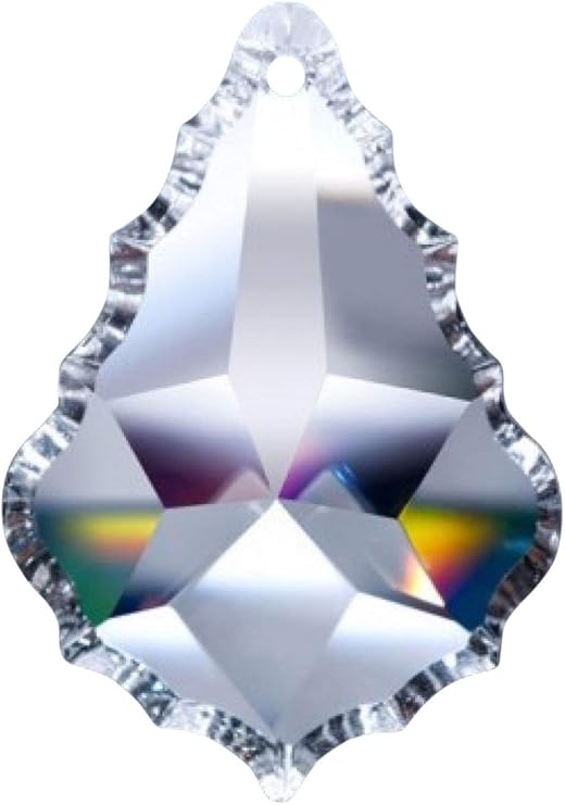 Magnificent Crystal Set of 2 - 76mm French Pendant Crystal Prisms By Crystalpalce