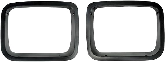 Rugged Ridge Headlight Bezel Kit for Jeep Wrangler YJ | Black | 12419.24 | Fits 1987-1995 Jeep Wrangler YJ