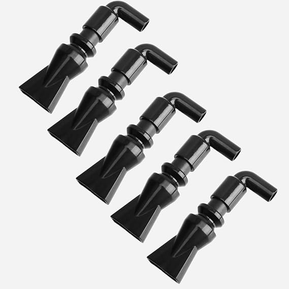 5Pcs Aquarium Pump Duckbill Nozzle, Water Outlet Pipe Nozzle 360 Free Rotate Duckbill Nozzle for Aquarium Fish Tank Household Fish Store