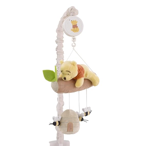Disney Winnie The Pooh Hugs and Honeycombs Plush Musical Mobile