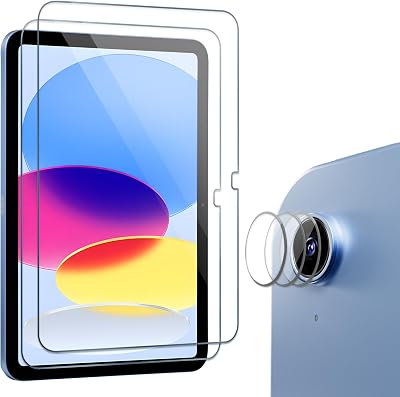 ProCase 23 Pack Tempered Screen Protector for iPad A16 11th 2025  iPad 10th Generation with Camera Lens Protector, Protective Glass Film Guard for iPad 1110.9 20252022