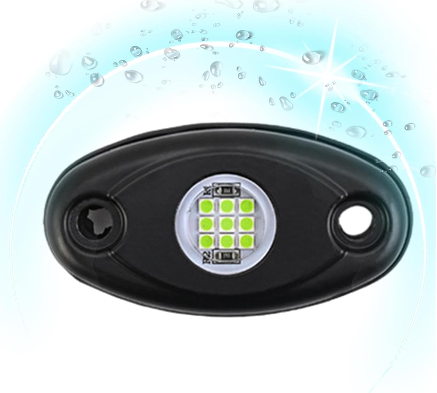Rock Lights for Trucks, Under Glow LED Lights for Cars, IP67 Waterproof LED Track Lights | Truck Lights Exterior, Pods Lights for Trucks - High Brightness for Pickup Offroad, Car, SUV