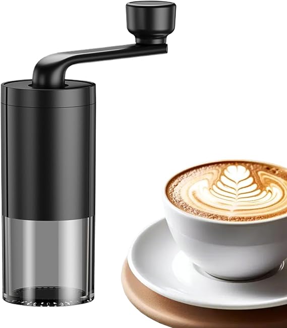 Hand Coffee Bean Grinder, Coffee Bean Grinder Manual, Hand Coffee Grinder Portable Adjustable Manual Grinder Conical Buri | Quiet Hand Coffee Bali Grinder for Cappuccino, Americano, Mocha
