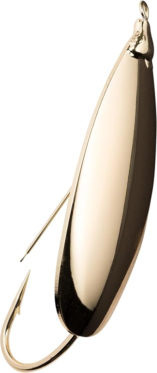 Johnson SM11/8-GLD Tackle Box Standard Minnow Spoon, Gold, 3-3/4-Inch, 1-1/8-Ounce