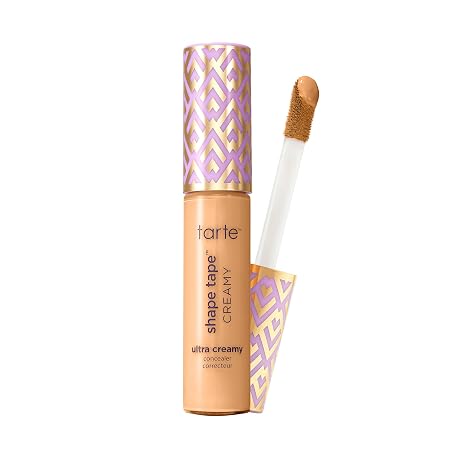 tarte shape tape creamy concealer Full Coverage Makeup with Built-In Eye Cream, 24HR Hydrating Natural Moisturizing Matte Finish for Redness & Fine Lines, Vegan & Cruelty-Free