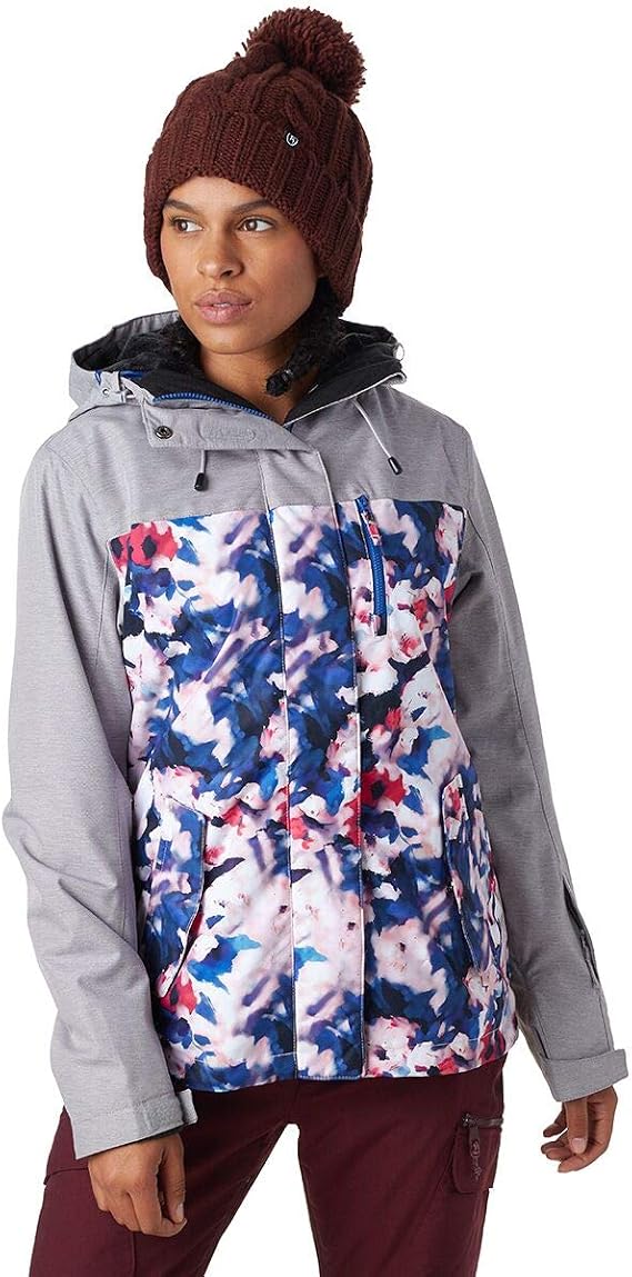 Roxy Jetty 3-in-1 Snowboard Jacket Womens Sz S Mazarine Blue Mind Jingle