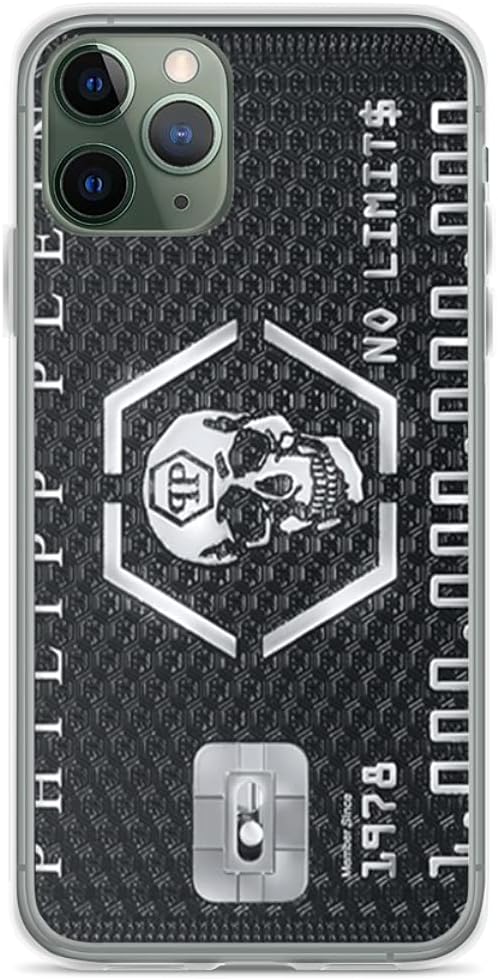 Generic Phone Case Philipp Plein No Limit Parfum Compatible with iPhone 13 12 11 X Xs Xr 8 7 6 6s Mini Pro Max Plus Samsung Galaxy Note S9 S10 S20 Ultra Plus, Transparent