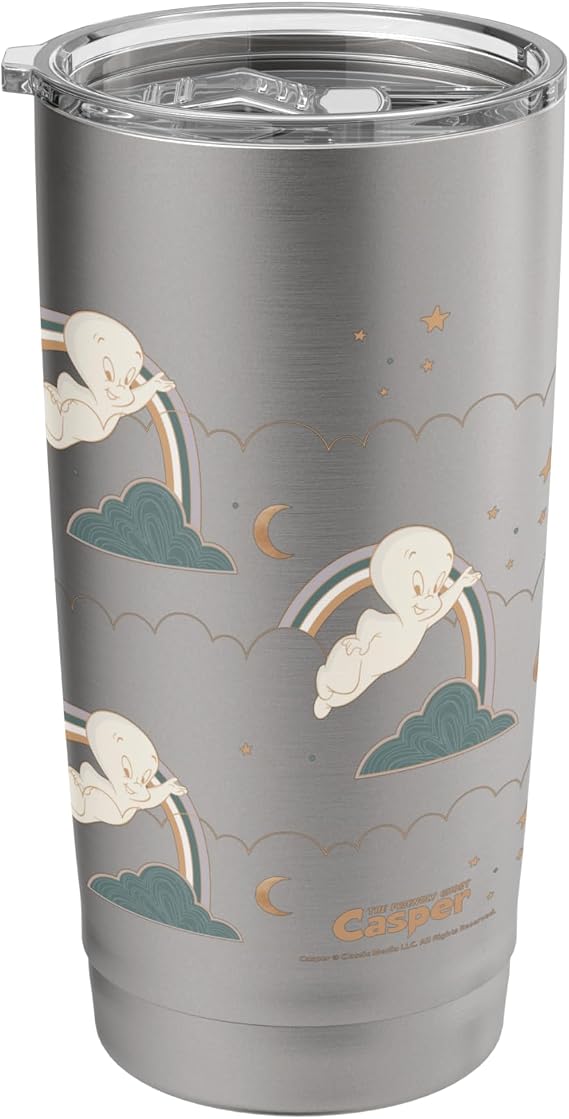 Casper The Friendly Ghost Dreamworld Cloud All-Over Print Stainless Steel Insulated Tumbler