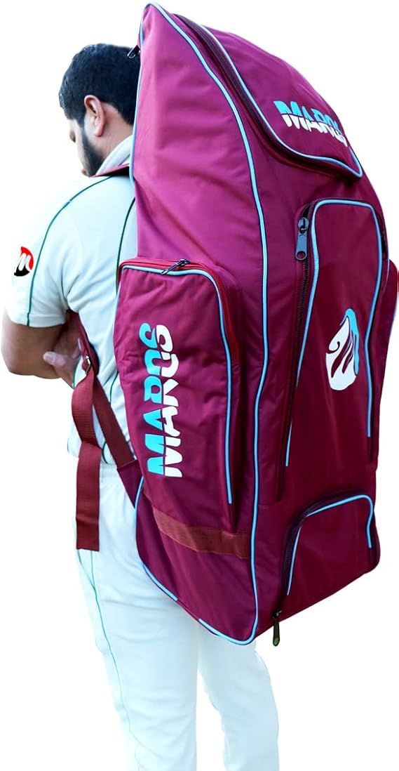 PROSTYLE SPORTS Cricket Duffle Bag, Cricket kit Bag 2023 (Maroon/Sky)