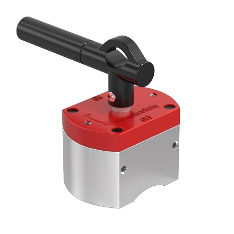 Magnetpro Multipurpose Switch Magnet 660 LB Pull-Off Force | On/Off Magnet Switchable for Lifting, Welding Positioning, Automation, Metal Separation, Liquid Filtration