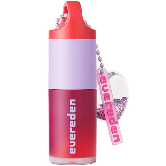 Evereden Kids Tinted Lip Oil, Red, Non-Sticky, Vegan & EWG Verified