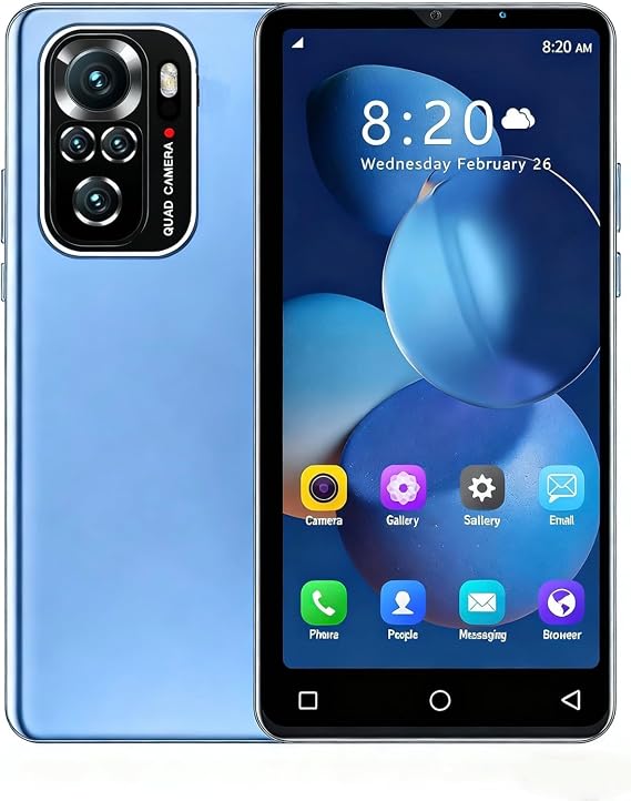 Unlocked Cell Phone Android, 5.0 inch Unlocked Smartphones 2025 Android 8.1 1+8G Cellphones, 2800mAh Mini Phone Mobile Smartphones (Blue-1)