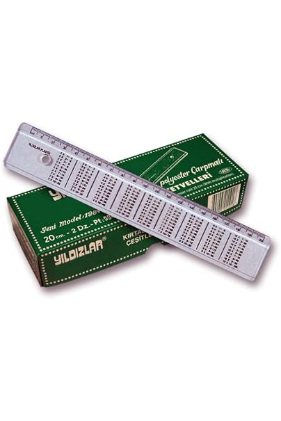 Yildizlar 20cm Cetvel Polyester Çarpmali