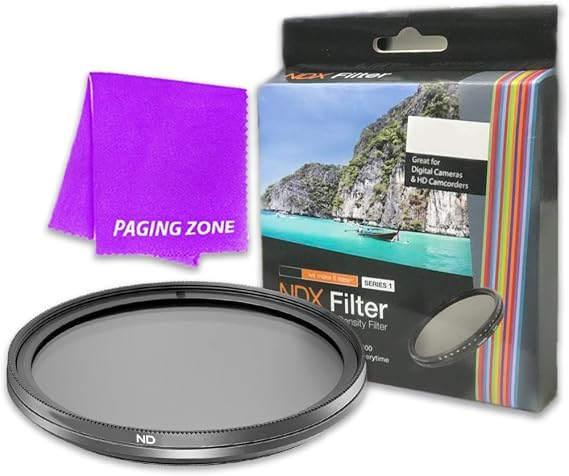 67mm NDX Variable Range Neutral Density Fader Filter Adjustable from ND2 - ND1000 for Fujifilm FinePix S200EXR