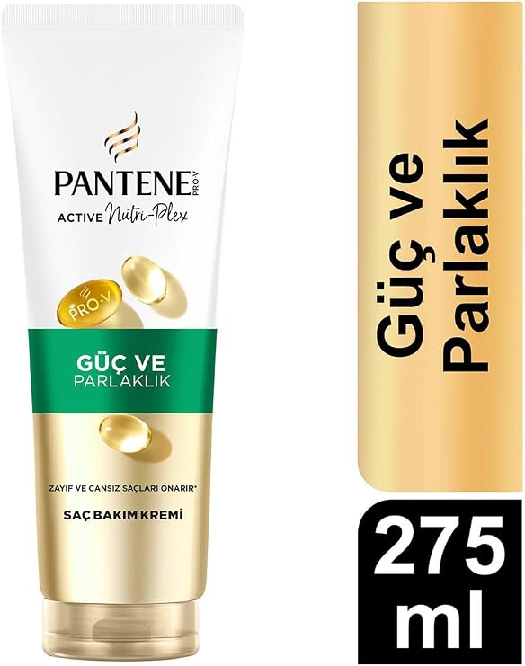 Pantene Active Nutri-Plex Güç ve Parlaklık Saç Kremi, 275 ml
