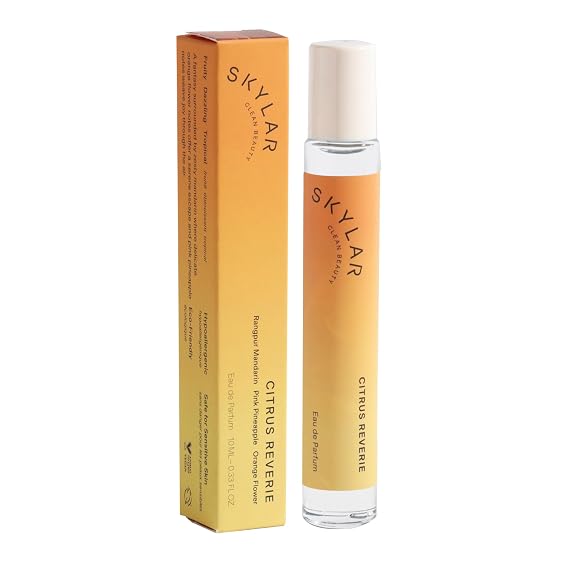 Skylar Citrus Reverie, Rollerball Perfume for Women, Fruity, 0.33 Fl oz