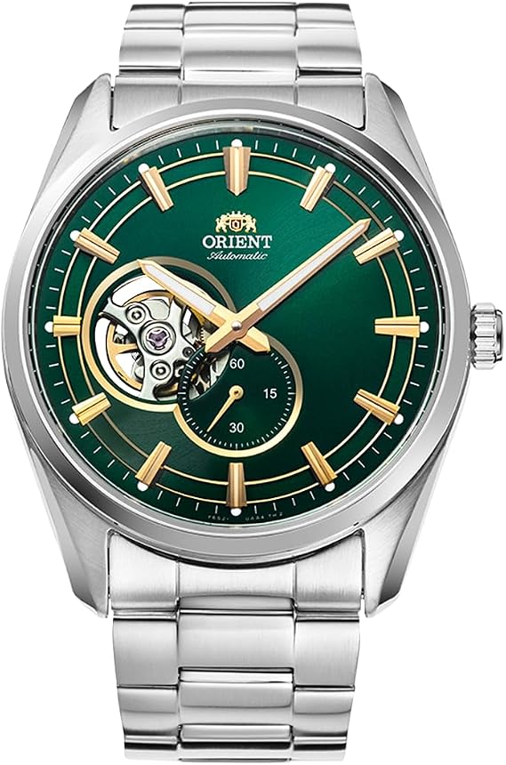 Orient Automatic Semi-Skeleton Hand Wind Watch with Sapphire Crystal
