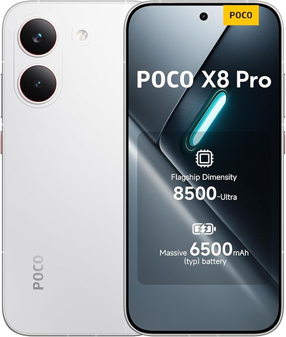 XIAOMI POCO X8 Pro Smartphone 12+512GB White Flagship Dimensity 8500-Ultra