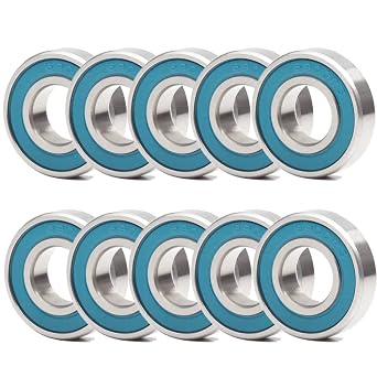 6900RS Ball Bearing 10x22x6mm,10x22 ABEC 3 Blue Rubber Sealed Precision Ball Bearings Pick of 10pcs