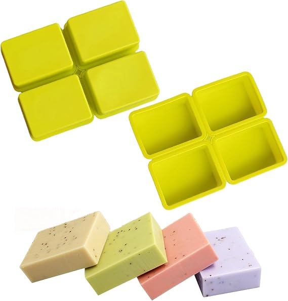 2Pcs Soap Molds Silicone