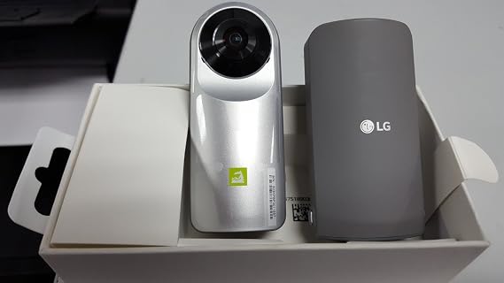 LG 360 Cam: 360-Degree Image & Video Capture, 2K Recording, 5.1-Channel Surround-Sound, Silver