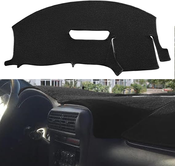 Yiz Dash Cover Mat Custom Fit Chevy Chevrolet Camaro 1997-2002 (Black) Y38 | Custom Dashboard Cover Pad Carpet