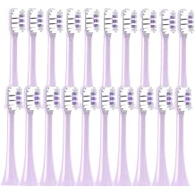 Wholesale Copper Free 20/50/100PCS Replacement Brush Head，Compatible for SOOCAS X3/U/X5 Caps Soft Clean Vacuum Nozzles(100Purple)