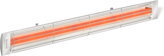Infratech CD-6024 SS Stainless Steel 61.25 Dual Element Fixture 6000 Watt, 240 Volt, Stainless Steel