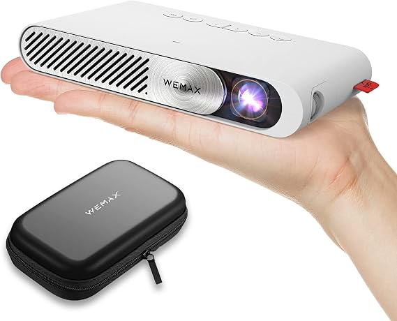 Go Ultra Pocket Laser Projector, 300 ANSI Lumens Mini Portable DLP Projectors, Supports 1080p, Wireless Screen Casting for Android iOS, Travel Camping Movie Projection (Corded Electric)