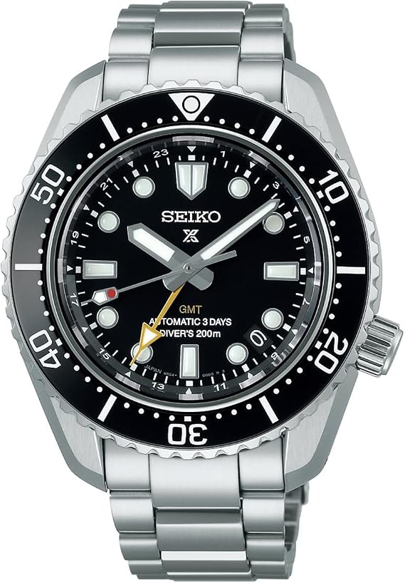 PROSPEX SEIKO Prospex SBEJ011 Diver's Mechanical Automatic GMT Core Shop Exclusive Distribution Limited Wristwatch, Black Dial