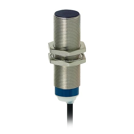 Telemecanique XS618B1MAL2 Universal Series Inductive Proximity Sensor, Multi-Function, Metal 18-mm Barrel, 2-Wire AC/DC Wiring, PNP Input, NO Output, 2-m Electrical Cable