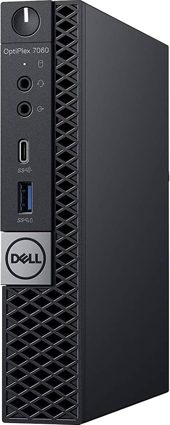 Dell OP7060MFF47GTV OptiPlex 7060 Micro PC with Intel Core i5-8500T 2.1 GHz Hexa-core, 8GB RAM, 128GB SSD, Windows 10 Pro 64-bit