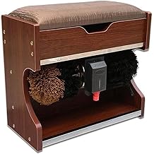Electric Clean Polisher Shoe Brush Shine Polisher Electric Cleaning Tool Brush Shoe Polisher,Shoe Polish Machine Automatic Shoe Polisher Shoe Polishing and Polishing Machine with Storage Box(