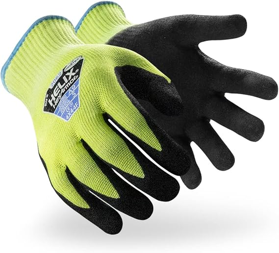 HexArmor Cut-Resistant Puncture-Resistant Nitrile Palm Knit Work Gloves | Helix 2062