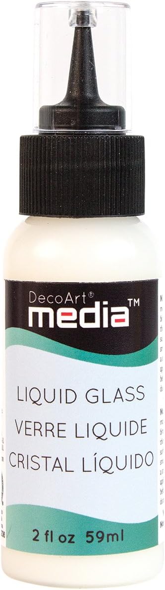 Deco Art Media Liquid Glass, 2-Ounce, Clear