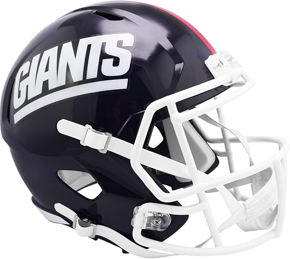 Riddell Giants 1981 to 1999 Throwback Revolution Speed Mini Football Helmet
