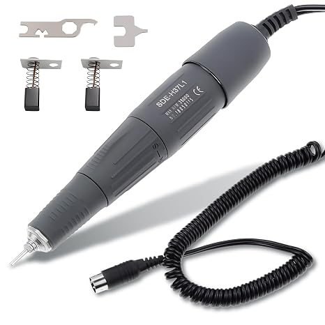 35K RPM Micromotor Handle, H37L1 Micro Motor for Lab, Jewelry, Ceramics | Micromotor Handpiece for Silicone, Glasswork, Artware, Woodcarving