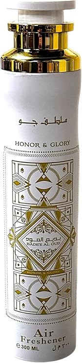 Lattafa Bade'e Al Oud Honor & Glory Gourmand, Spicy, Woody, Amber Air Freshener, 10.1 Ounce / 300 ml