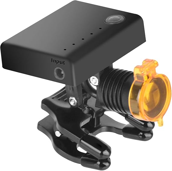 DY-010 3W LED Cordless Headlamp with Optical Filter and Universal Clip, Compatible with All Loupes and Safety Glasses, BF-040