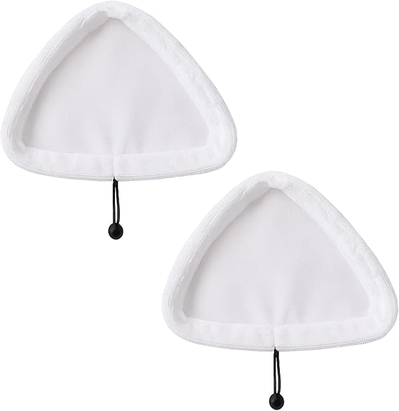 Microfibre Washable Steam Mop Pads (Pack of 2) – Compatible with Vax S2 Models– Reusable Cleaning Cloth Replacement Pads