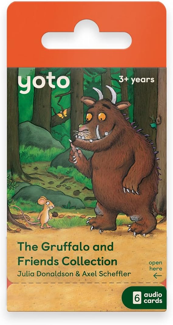 YOTO Gruffalo & Friends Collection by Julia Donaldson 6 Kids Audio Cards for Use with Player & Mini All-in-1 Audio Device, Screen-Free Listening with Playtime Bedtime & Travel Stories, Ages 3+