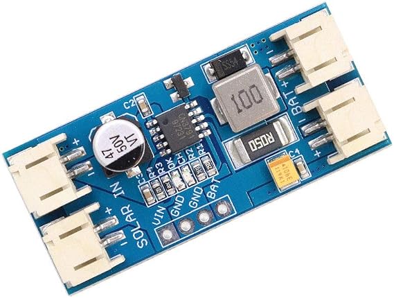 Taidacent CN3791 Solar Chargers MPPT Solar Battery Charger 6V 12V MPPT Solar Charge Controller 3.7V 4.2V 2A Li Battery Charging Board Module (6V)