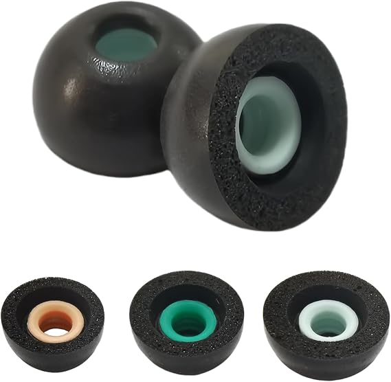 Universal Memory Foam Ear Tips S/M/L, Extra Small Fit for Small Ear Canals